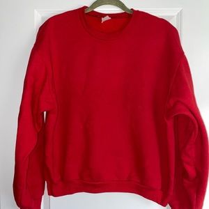 Vintage red crewneck
